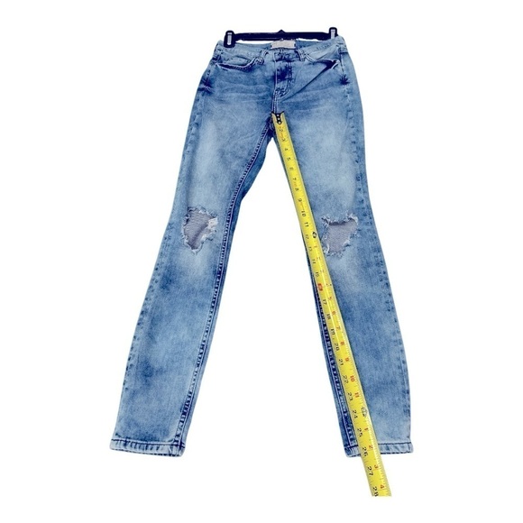 Free People high rise distressed jeans size 27 - Picture 6 of 9